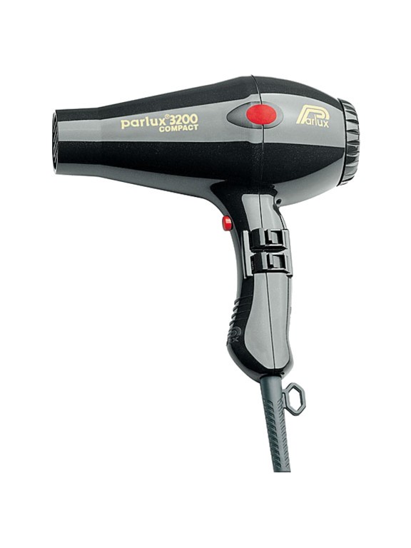 Secador compact 3200 Parlux negro - Intermediaciones Pelos y mechas S.L.U